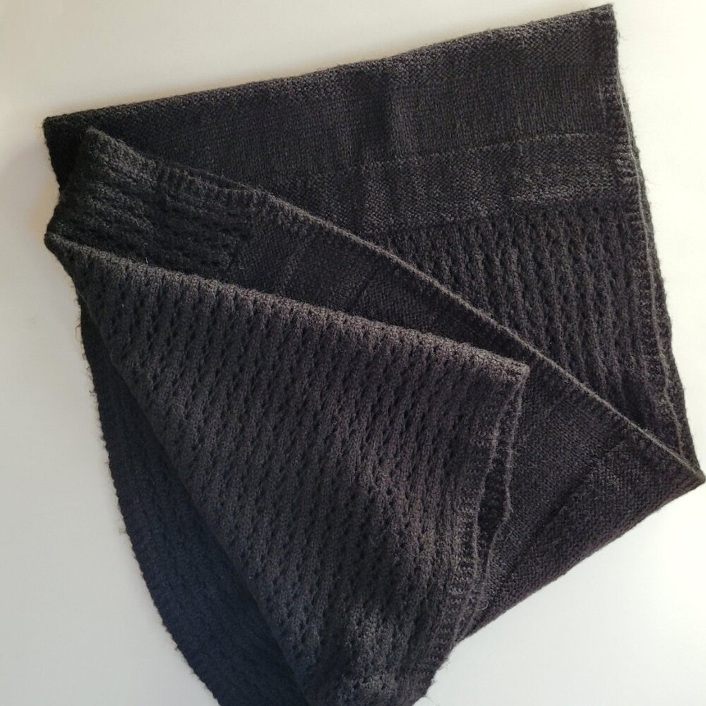 Nine West Black Infinity Large Scarf/Wrap